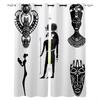 Curtain Ancient Egyptian God Of Wisdom Bedroom Kitchen Curtains Living Room Decoration Items Window Curtains for Living Room