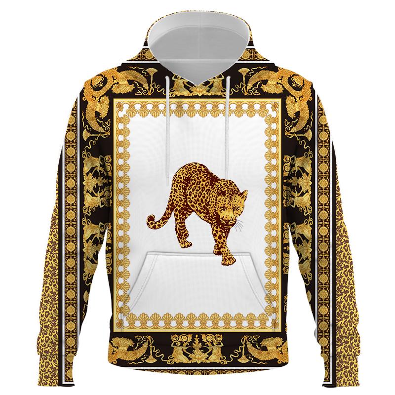 Hombre Mujer Golden Leopard estampado 3D Sudaderas Sudaderas Moda Con  capucha Hip Hop Marca Sudadera con capucha lujo Streetwear Chaqueta retro  comprar a buen precio — entrega gratuita, reseñas reales con fotos —