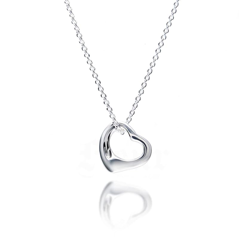 

[Tiffany] Co necklace elsa peretti open heart pendant silver Goods (Product number: 299)
