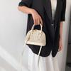 Stylish Vintage Shell Bag For Women In Black Beige Brown And Khaki Perfect For Casual Daily Use