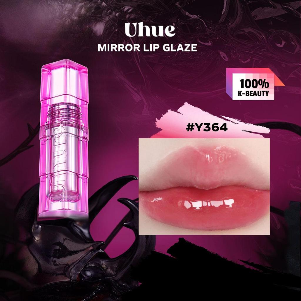 Uhue Mirror Lip Glaze  3ml/0.1 fl.oz (6 Color options)