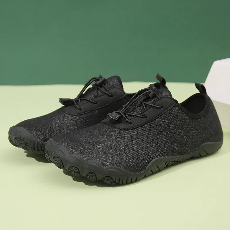 Sommer Herren und Damen Sneakers Barfußschuhe Gym Sport Laufschuhe Trail Trekking Outdoor Strand Wassersport Fitness Schuhe