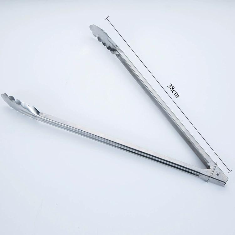 Stainless Steel Food Tongs Barbecue Meat Clip Salad Bread Pastry Clamp Buffet Cooking Tool Kitchen Utensil Accessories 2025 New