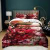 Anime Hazbin Hotel Comic Panel Bedding Set 3D Digital Print Duvet Cover Set Twin Full Queen King Size Teen Bedroom Decor Gift