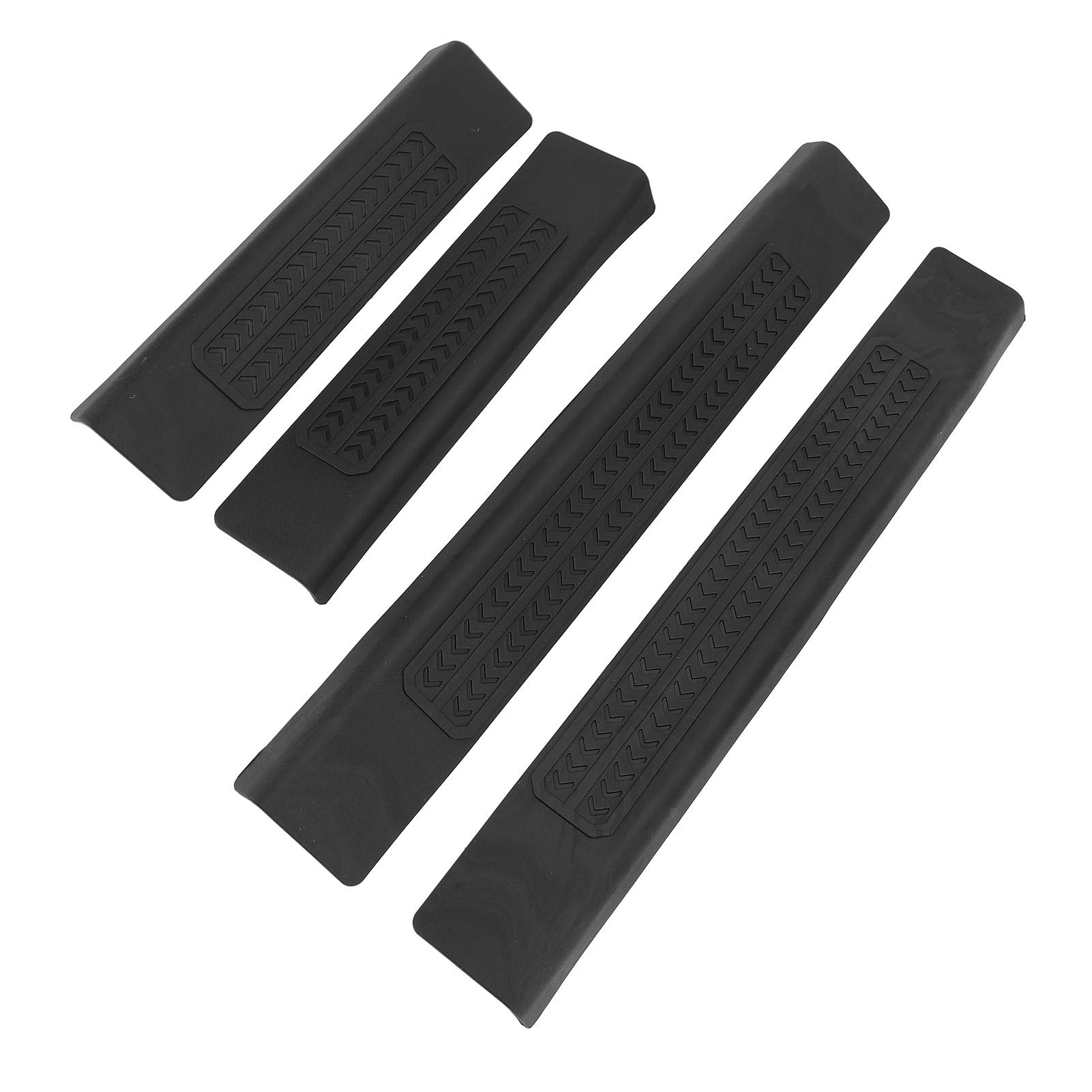 

4pcs Door Sill Protector Strips Scratch Protection TPE Door Sill Scuff Plate Trim Sticker
