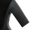 Gdgydh Stivaletti Gotici Vintage in Pizzo da Donna Tacco Chunky Zip Laterale con Dettaglio Catena Plateau Stivali Goth Tacchi Alti