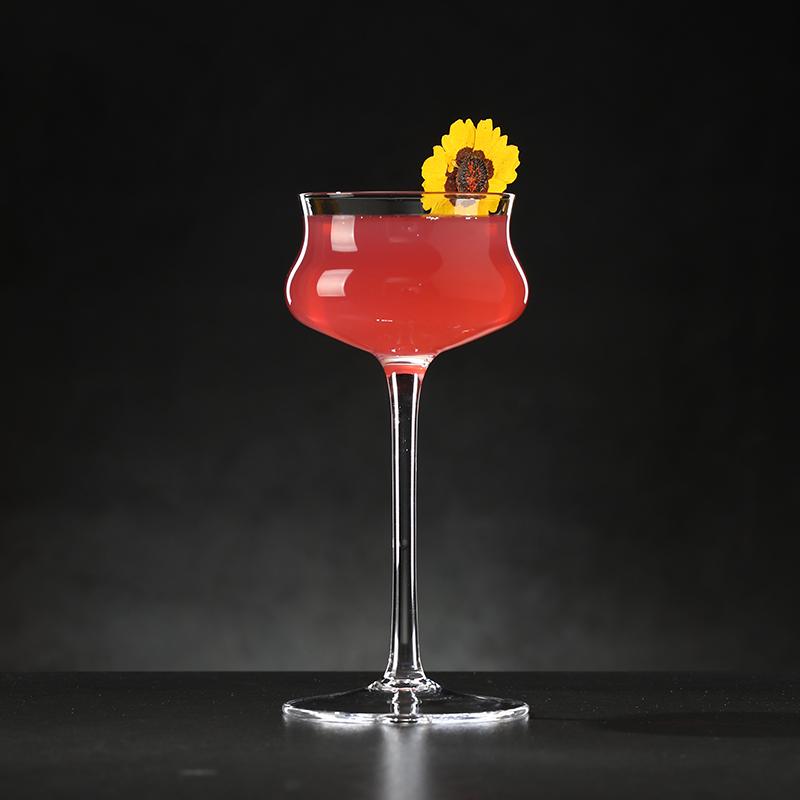 4PCS 140ml Cocktail Glasses, Whisky Glasses  Goblet Glass Set of 4