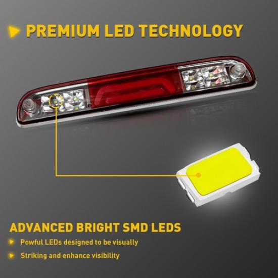For 1999-16 Ford F250 F350 Super Duty LED 3RD Third Tail Brake Light Cargo Lamp