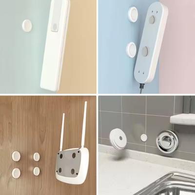 Magnetic Hooks Wall Mount Strong Magnet Remote Strong Traceless Fridge Sticker Storage Hooks Home Organizer Hooks