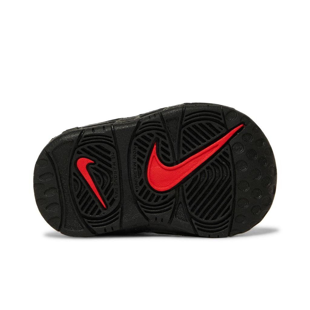 Nike Air More Uptempo Toddler 'Medium Ash Siren Red White' (Unisex) Medium Ash / Black / Siren Red / White Toddler Shoes DH9722 200