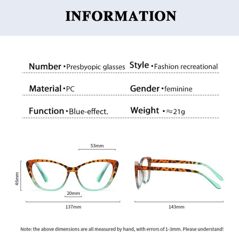 Ultra-Light Anti-Blue Light Reading Glasses Women Men Eye Protection Flowers Elegant Splicing Colors Presbyopic Eyeglasses