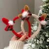 Christmas Red Bear Headband for Girls - Comfortable Party Accessory and Princess Decoration