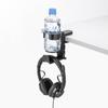 Sanwa Supply Headphone hook with drink holder PDA-STN71BK