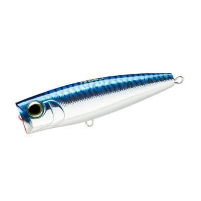 Hydro Popper Mackerel YO-ZURI Lure, 120mm, BM, Weight 43g, R1152-BM-Blue