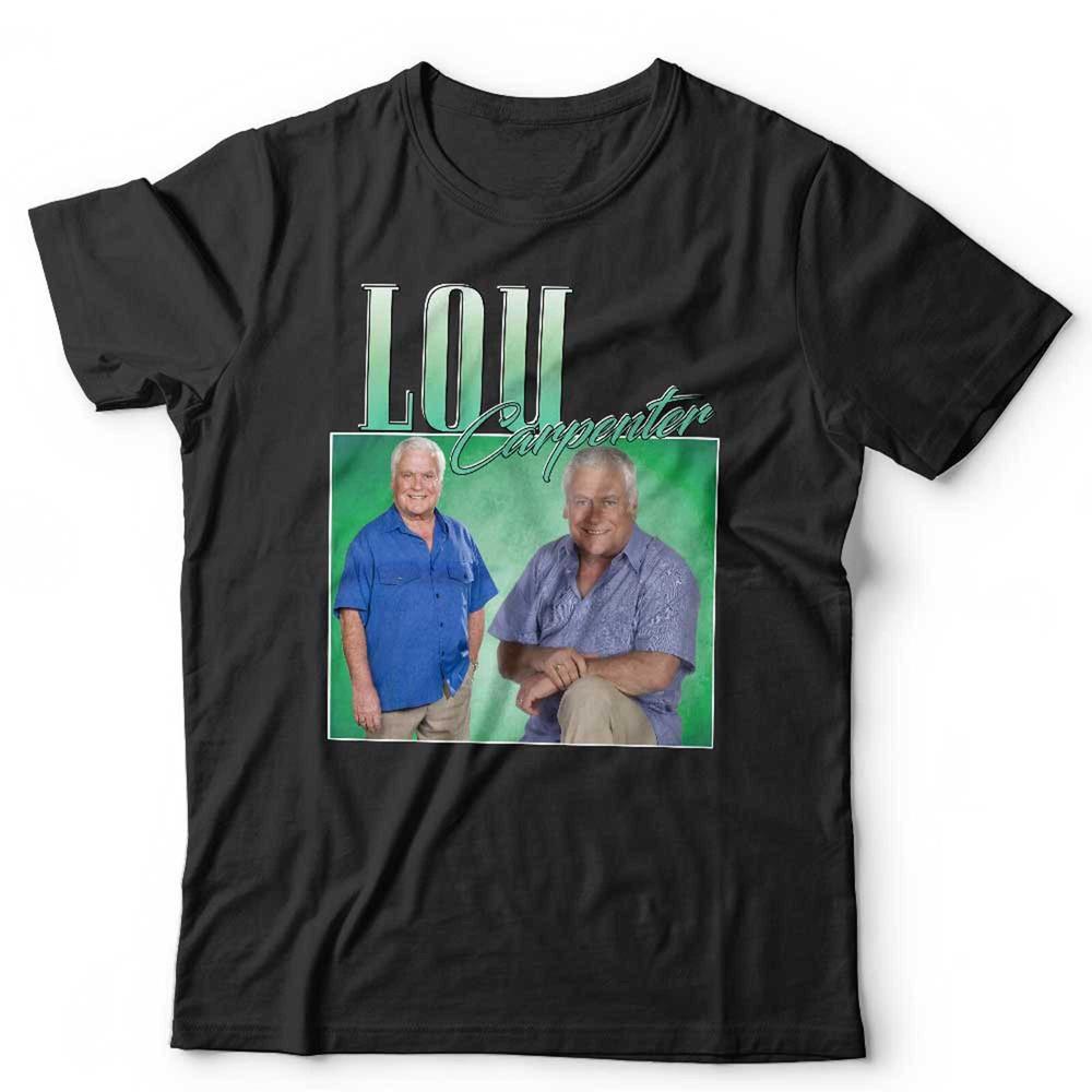 Lou Carpenter Tshirt  Appreciation Unisex Neighbours Throwback Homage Funny 90s