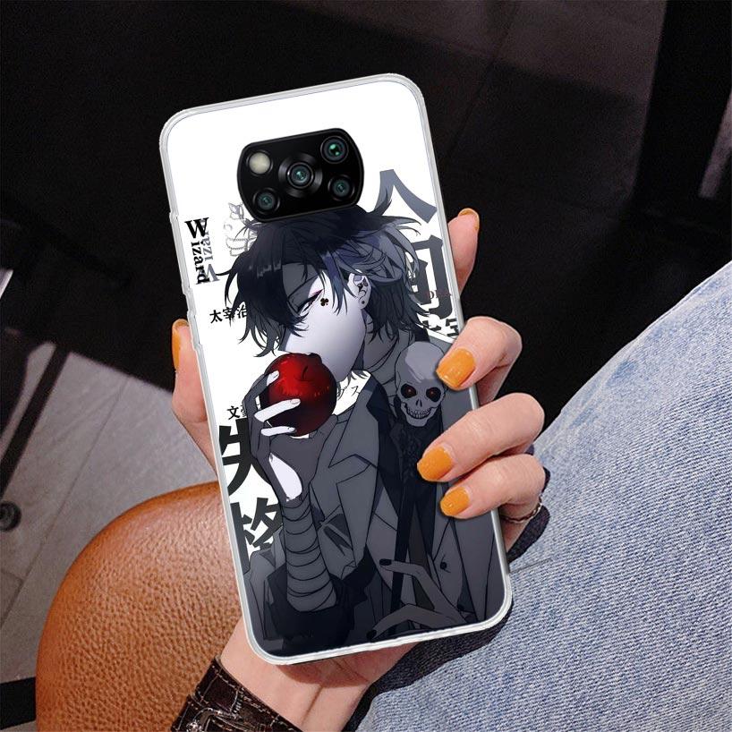 Bungo Stray Dogs Dazai Phnoe Case for Xiaomi Poco X5 X6 X7 Pro X4 Gt F7 Ultra M8 M7 Redmi 15C 15 13C 13 12C 12 Unique Cover Coqu