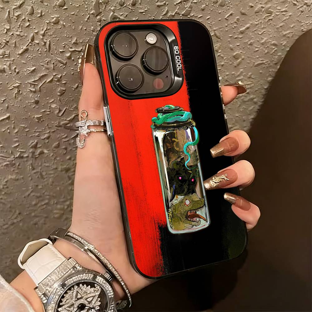 Dorohedoro  Phone Case For iPhone 17,16,15,14,13,12,11 Plus,Pro Max,XS,Colorful Silver Black Cover