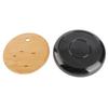 Black Color Bamboo Tea Tray Round Shape Kungfu Tea Tray Home Decor Round Tea Tray  Tea Accessories