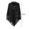 Women Shawl Warm Fabric Solid Color Versatile Hollow Tassels Hem Winter Scarf Comfortable Shawl Wrap