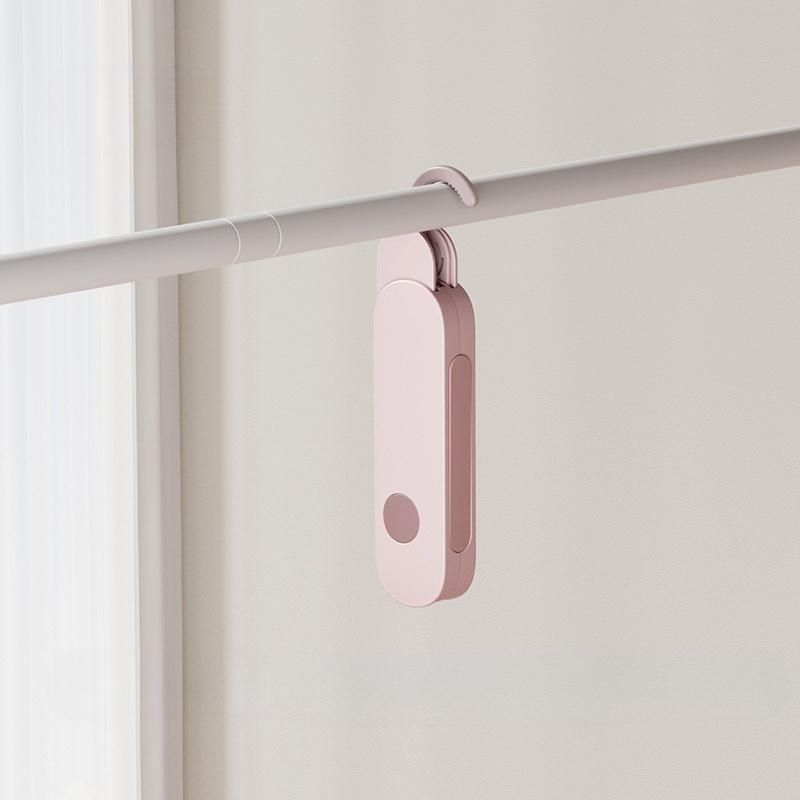 

Folding Clothes Hanger, Portable Seven Hole Clothes Hanger, Home and Business Travel, Outdoor Multifunctional Clothes Hanger