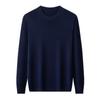 Men's 100% Pure Wool Half-High Neck Sweater, Machine Washable, Thick Base Layer - 2025 Autumn/Winter New Style