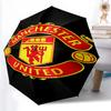 1pz Ombrello Automatico Robusto a 8 Stecche, Ombrello Manchester United Manchester City, Stampato Digitalmente, Ombrello Pieghevole per Uso Esterno in Movimento