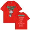 Rock Band Green Day Kerplunk Album Merch Trička Pánské Dámské Oblečení Móda Hip Hop Tričko Letní Ležérní Tričko s Krátkým Rukávem