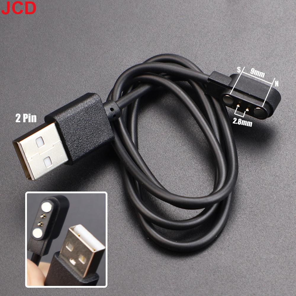 1PC Magnetic Charge Charging Cable For Smart Watch For 2/4Pin 2.5/2.8/3/4/7.62/8/9mm Distances USB Type-C Power Charger Cables