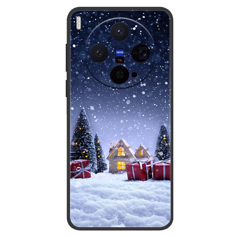 For Vivo X300 X300Pro X200 FE X200Pro X200Ultra X200 Pro Mini X200S Case Christmas Painted Phone Cover Soft Silicone TPU Shell