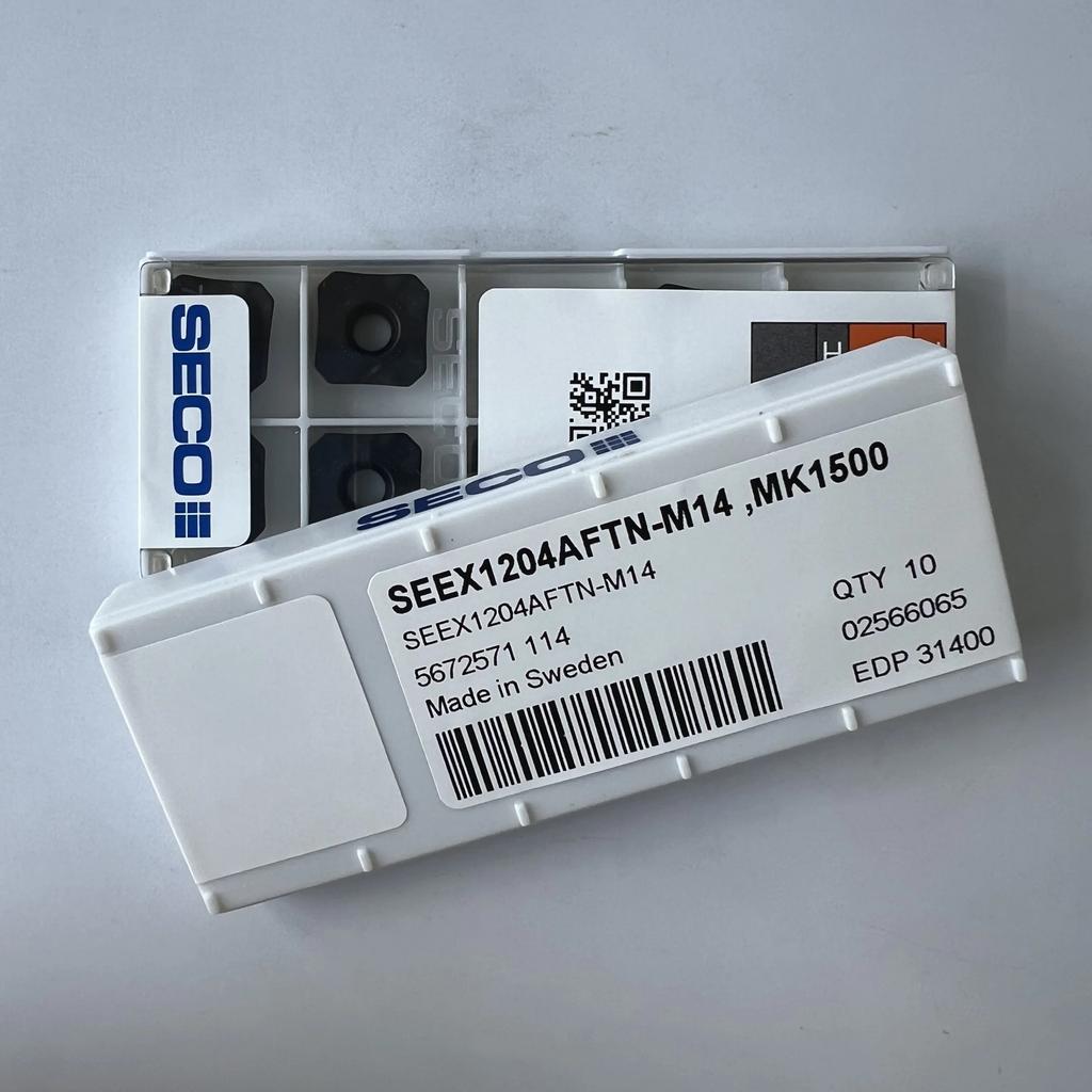 Seco / SEEX1204AFTN-M14,MK1500 / Original Genuine CNC Alloy Blade 10 PCS