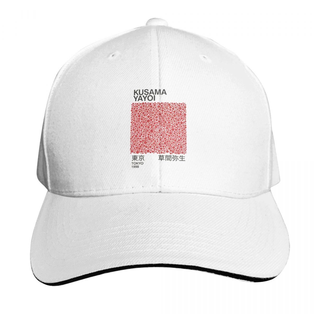 Yayoi Kusama Abstract Painting Cap Fashion Casual Baseball Caps Adjustable Hat Hip Hop Summer Unisex Baseball Hats Polychromatic One Size