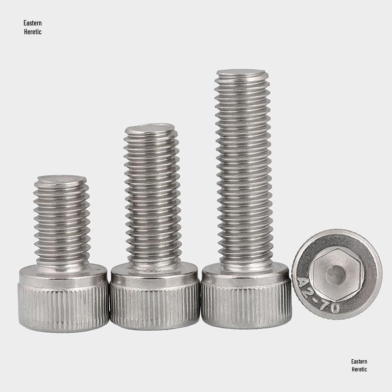 304 Stainless Steel M4 Hex Socket Head Cap Screw (15/22/28/80/90/110/120/130/140/150/160 mm)