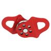 Winch Towing Pulley Snatch Block Towing Pulley 4T Load Bearing Capacity Heavy Duty Winch Pulley Red for Truck Tractor ATV UTV