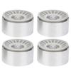 4PCS 1 10 Simulation RC Crawler Car 2.2 Inch Aluminium Alloy Wheel Hub for Axial TRX4 SCX10Silver