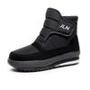 Men's and Women's Waterproof High-Top Winter Boots with Thick Velvet and Cotton Lining for Warmth