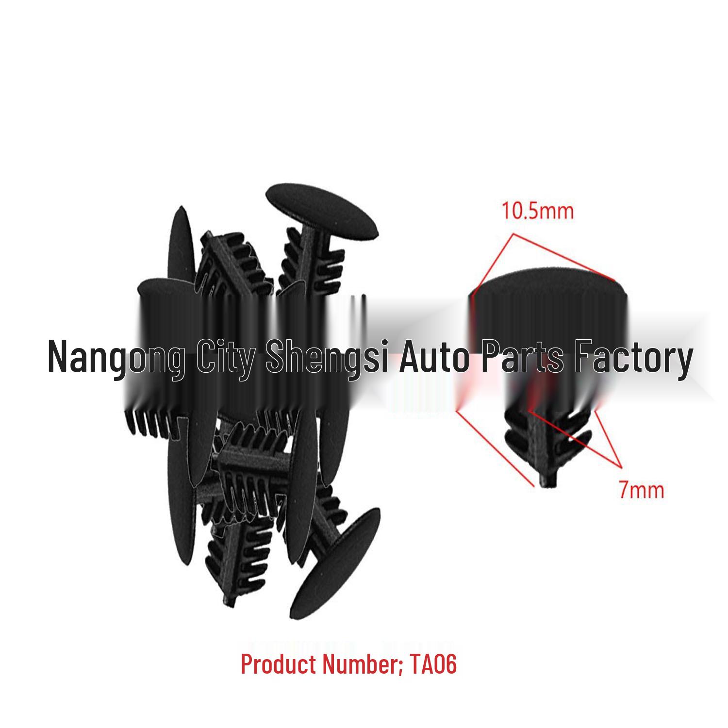 

Universal Rivet Clip for Car Seal Strip and Furniture Shelf Decoration 10000 mm