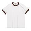 Premium Summer Fashion Patchwork Men's T-shirt Chinese Trendy Couple Style Solid Simple Casual Basic Blank Tees Male