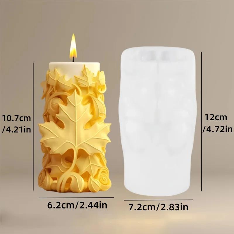 DIY Irregular geometric cylindrical candle silicone mold striped cube candle mould wavy cylindrical spherical Resin molds