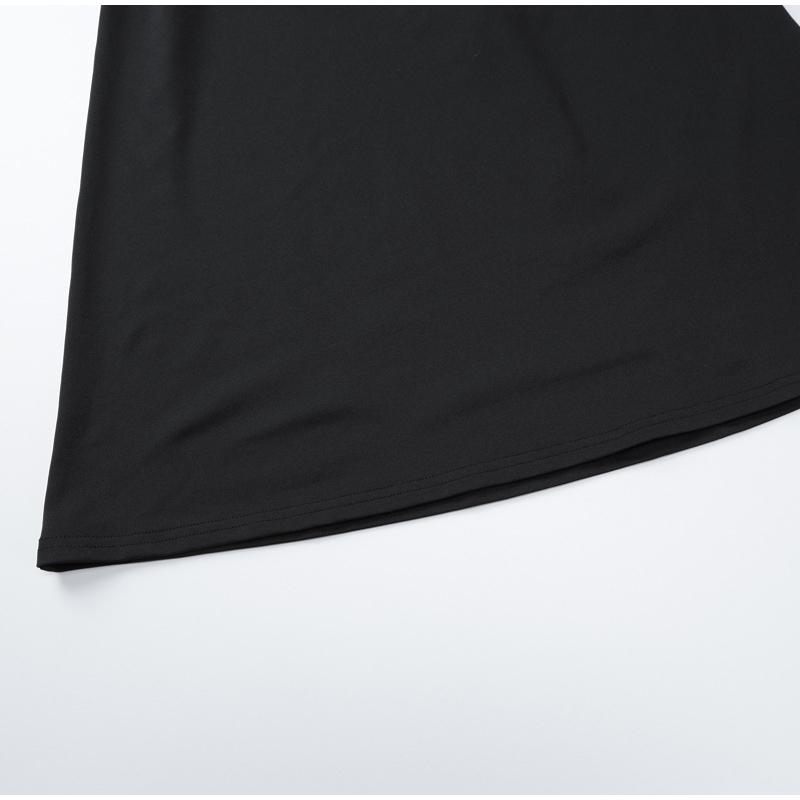 Elegant Ruched Maxi Dress for Women Fashion Sexy Long Sleeve Autumn O-neck Evening Party Dresses