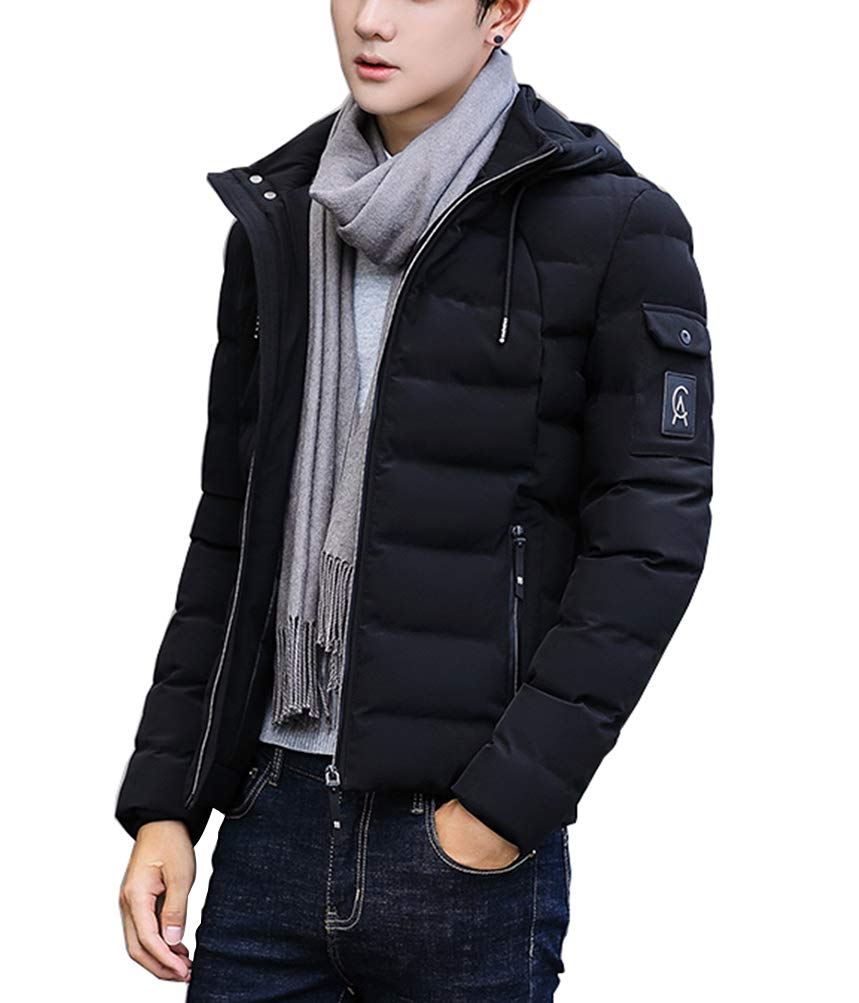

Down Cold Plain Ultra Light [Senneak] Мужская куртка, Защита, Верхняя одежда, С капюшоном, Куртка, Весна, Осень, Зима, M-4XL чёрный