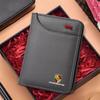 Leather Car Wallet Mini Credit Card Purse Portable Wallet For Porsche Cayenne Panamera Macan 911 Taycan Boxster Cayman 918 Pajun