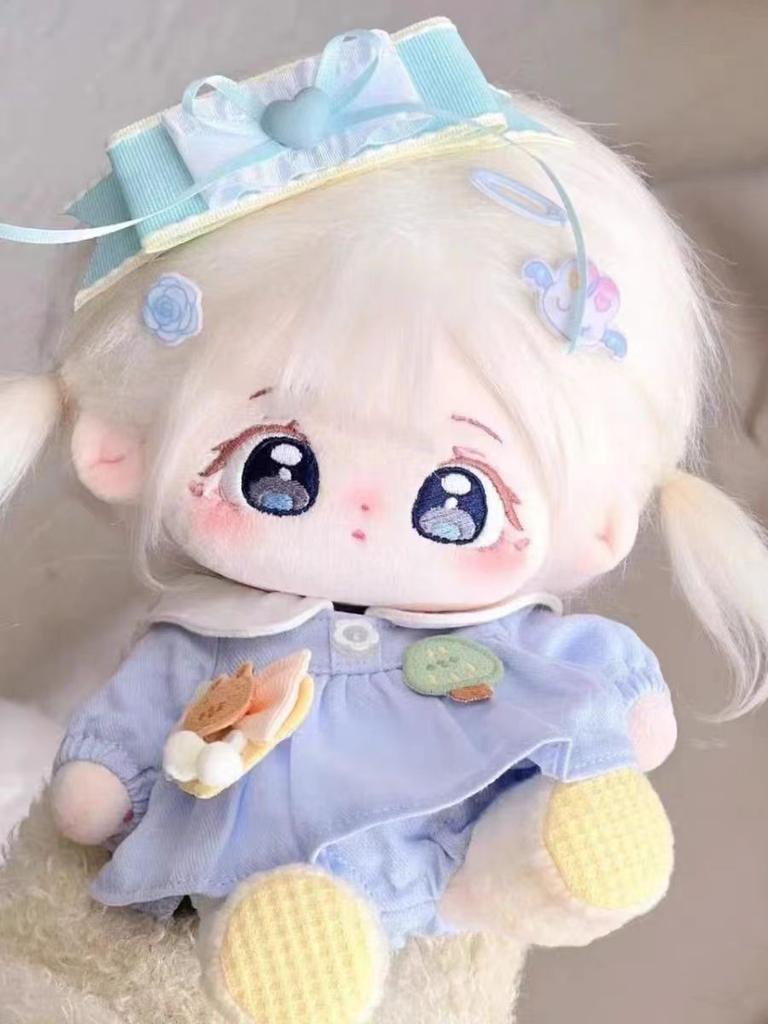 20cm Kawaii Idol Cotton Doll DIY Dress Clothes Outfit Accessories Cute Soft Stuffed Plush Doll The Best Gift for Children