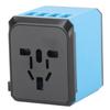 Universal Travel Adapter Worldwide Portable 4 USB Port International Wall Charger for Phone 100‑240V