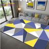 Geometric Carpet for Living Room Velvet Rug Kids Bedroom Bedside Rugs Soft Square Fluffy Carpets Home Sofa Table Decor Mat