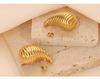 Vintage Chinese Style Water Drop Titanium Earrings with Multi-Layered Texture Design
