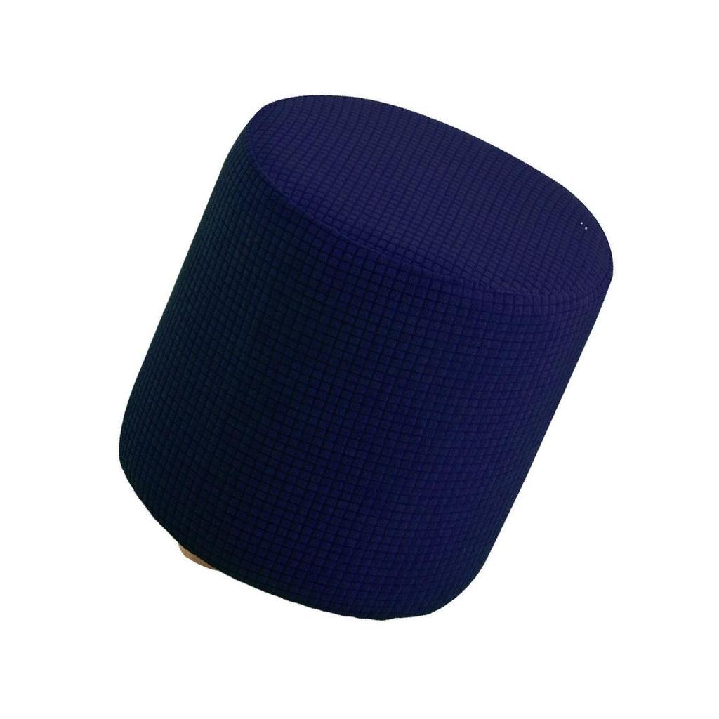 Stretchable Slipcover Ottoman Furniture Protector for Round Couch Sofa Home Decor