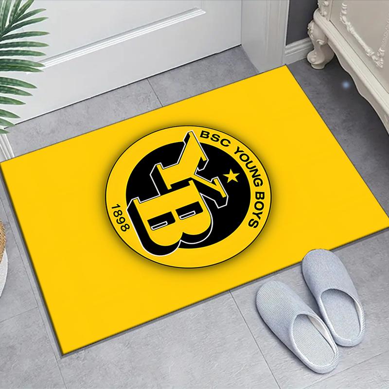 1pc Football Team Design Area Rug - Non-Slip, Soft & Cozy Floor Mat for Living Room, Bedroom, Office - Indoor/Outdoor Decorative Carpet