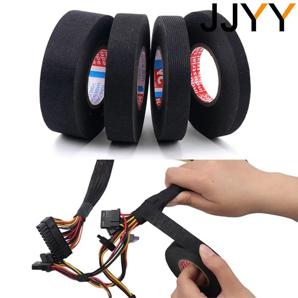Width 15mm*15M Electrical Insulation Tape Heat-resistant Wiring Harness PET Bundle Flame Retardant Tape