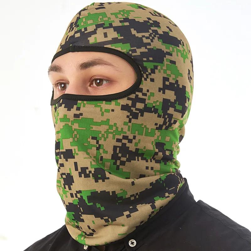Camouflage Balaclava Full Face Cycling Mask Quick Dry Outdoor Road Bike Helmet Scarves Liner Caps Mtb Cycling Uv Protection Cap