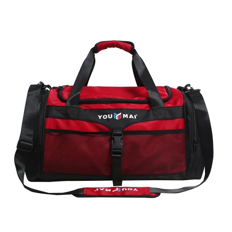 Travel Bag Double Shoulder Large Capacity Dry and Wet Separation Sports Fitness Training Bag Lightweight Portable Mountaineering Duffel Bag